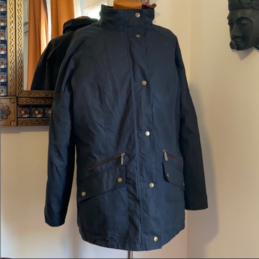 Navy Barbour Jacket